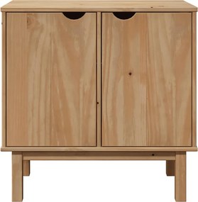vidaXL Ντουλάπι Διαδρόμου OTTA 75x40x75 εκ. από Μασίφ Ξύλο Πεύκου