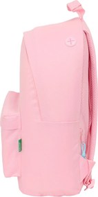 Σχολική Τσάντα Benetton benetton basics Ροζ 31 x 41 x 16 cm