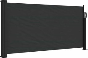 vidaXL Σκίαστρο Πλαϊνό Συρόμενο Μαύρο 100 x 300 εκ.