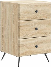 vidaXL Κομοδίνο Sonoma Δρυς 43 x 41 x 66,5 εκ. Επεξεργασμένο Ξύλο