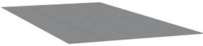 vidaXL Υπόστρωμα Πισίνας Ανοιχτό Γκρι Πολυεστερικό Γεωύφασμα