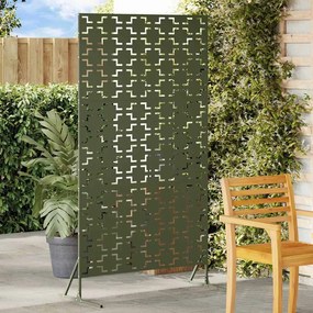 vidaXL Οθόνη Ιδιωτικότητας Ελιά 100 x 50 x 180 εκ. Ατσάλι