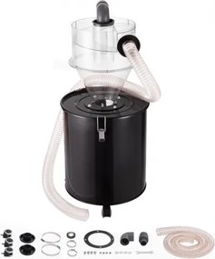 VEVOR Cyclone Dust Separator w/ Tank Vacuum Cleaner Separator 4" for 50L Tank