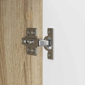 vidaXL Πλαϊνό γραφείο Sonoma Δρυς 89 x 34,5 x 80 εκ Επεξεργασμένο Ξύλο