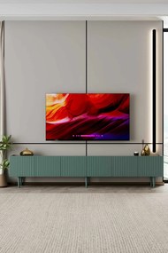 Έπιπλο Τηλεόρασης Πράσινο CLOTA 240x29x20