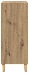 vidaXL Πλαϊνό γραφείο artisan δρυς 57 x 35 x 90 εκ Επεξεργασμένο ξύλο