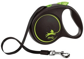 Λουρί Σκύλου Flexi BLACK DESIGN 5 m Μέγεθος M Πράσινο