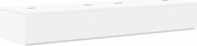 vidaXL Γραφείο Στούντιο Λευκό 110 x 40 x 19,5 εκ. Επεξεργασμένο Ξύλο