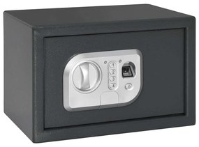 vidaXL Ψηφιακό Ασφαλές Σκούρο γκρι 31 x 20 x 20 εκ. Ατσάλι