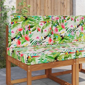 vidaXL Μαξιλάρι Καναπέ Εξωτερικού Χώρου 2 pcs πολύχρωμο Πολυεστέρας