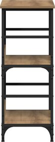 vidaXL Βιβλιοθήκη Αρτισιανή Δρυς 50x33x82 εκ. Επεξεργ. Ξύλο
