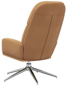 vidaXL Πολυθρόνα Relax Taupe από Συνθετικό Καστόρι