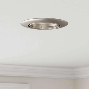 vidaXL Σποτ 6 pcs Ασημί 9 x 9 x 2.5 εκ. Μέταλλο