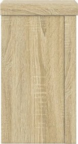 vidaXL Βάσεις Φυτών 2 Τεμ. Sonoma Δρυς 10x10x18 εκ. Επεξεργασμένο Ξύλο