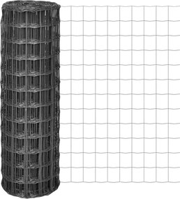 vidaXL Συρματόπλεγμα Γκρι 10 x 1,2 μ. Ατσάλινο