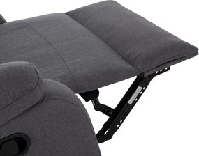 ΠΟΛΥΘΡΟΝΑ RELAX DIONI HM3296.01 ΓΚΡΙ ΥΦΑΣΜΑ 85x90x100Υεκ.