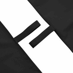 vidaXL Αθλητικές Πετσέτες 2 pcs Μαύρο 140 x 70 εκ