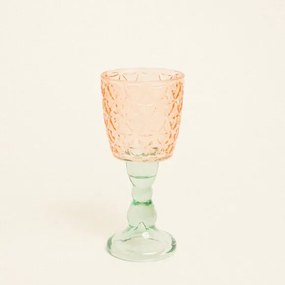 Beauty Home Κηροπήγιο Γυάλινο 7.6 x 16 cm  Σομόν