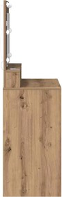 vidaXL Τραπέζι περιποίησης Artisan Oak 75,5 x 41 x 135 εκ.