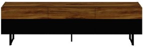 Έπιπλο Τηλεόρασης Sign 382NRC2514 180x37x49cm Black-Oak