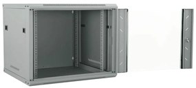 vidaXL Ντουλάπα δικτύου με αποθήκευση Γκρι 60 x 60 x 50 εκ Ατσάλι