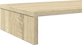 vidaXL Βάση Οθόνης Sonoma Δρυς 100x27x10 εκ. από Επεξ. Ξύλο