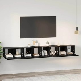 vidaXL Σετ επίπλου τηλεόρασης 4 pcs Μαύρη δρυς 60 x 30 x 30 cm
