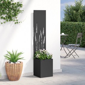 vidaXL Οθόνη Ιδιωτικότητας Κήπου Μαύρο 32 x 32 x 150 εκ