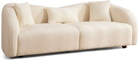 Καναπές 3θέσςιος Venedik 236x91x76εκ - Cream
