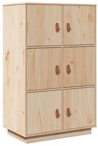 vidaXL Ντουλάπι 67 x 40 x 108,5 εκ. από Μασίφ Ξύλο Πεύκου