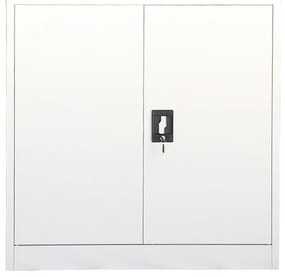 Ντουλάπα Armon I Μεταλλική Ανοιχτό Γκρί 90x40x90 εκ. 90x40x90 εκ.