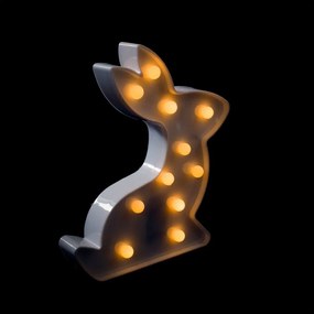 Παιδικό Πορτατίφ LED RABBIT 1,5W Μπαταρίας Κουνελάκι 3000K 24cm