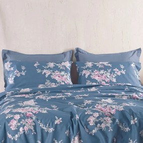 Ζεύγος Μαξιλαροθήκες (50x70) Rythmos Nova Springtime D.Blue
