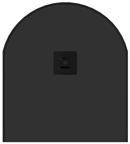 vidaXL Καθρέφτης Τοίχου Οβάλ Μαύρος 80 x 35 εκ.