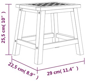 ΣΚΑΜΠΟ 29X22,5X25,5 ΕΚ. ΜΑΣΙΦ ΞΥΛΟ ΚΑΡΥΔΙΑ 350347