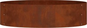 vidaXL Δακτύλιος γλάστρας 5 τμχ. Σκ rusty 80 x 80 x 20 cm
