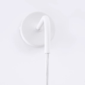 Φωτιστικό τοίχου LAMI λευκό/ατσάλι/1x10w