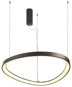 ΚΡΕΜΑΣΤΟ Φ/Σ LED 73W CCT 5800LM HARMONY ΜΑΥΡΟ ΑΛΟΥΜΙΝΙΟ IP20 D80XH120CM ACA BR97LEDP80BKCCT