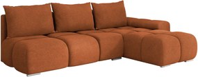 Γωνιακός καναπές Bestii-Portokali-Δεξιά - 270.00Χ183.00Χ85.00cm