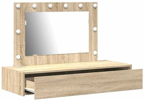 vidaXL Τραπέζι περιποίησης Καφέ 100 x 40 x 70 εκ. Επεξεργασμένο ξύλο