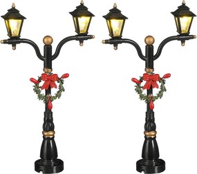 Σετ Μινιατούρα Φανάρι LuVille - Ύψους 11.5cm - 2 τεμάχια