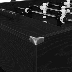 vidaXL Τραπέζι Φουτμπολ Μαύρη Δρυς 146,5 x 74 x 85 εκ.