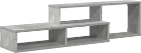 vidaXL ΡάφιΤηλεόρασηςΤοίχου 120x25x28,5εκ Επεξεργασμένο Ξύλο