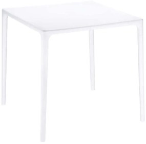 Τραπέζι MANGO Λευκό PP 72x72x72cm