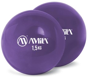 AMILA Palm Ball Two-Pack 1,5Kg Μωβ (96713)