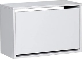 Παπουτσοθήκη Step Megapap 6 ζευγών χρώμα λευκό 60x30x42εκ.