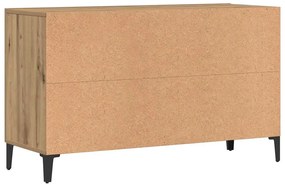 vidaXL Σκευοθήκη Δρυς τεχνίτης 100x36x60 cm Κατασκευασμένο ξύλο