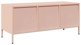 vidaXL Έπιπλο Τηλεόρασης Ροζ 101,5x39x43,5 εκ. Ατσάλι Ψυχρής Έλασης