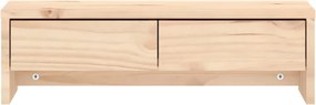 vidaXL Βάση Οθόνης 50 x 27 x 15 εκ. από Μασίφ Ξύλο Πεύκου