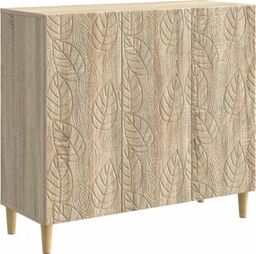 vidaXL Πλαϊνό γραφείο Sonoma Δρυς 89 x 34,5 x 80 εκ Επεξεργασμένο Ξύλο